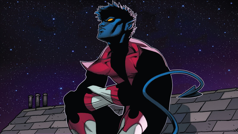 Blue-skinned Mutant on Rooftop