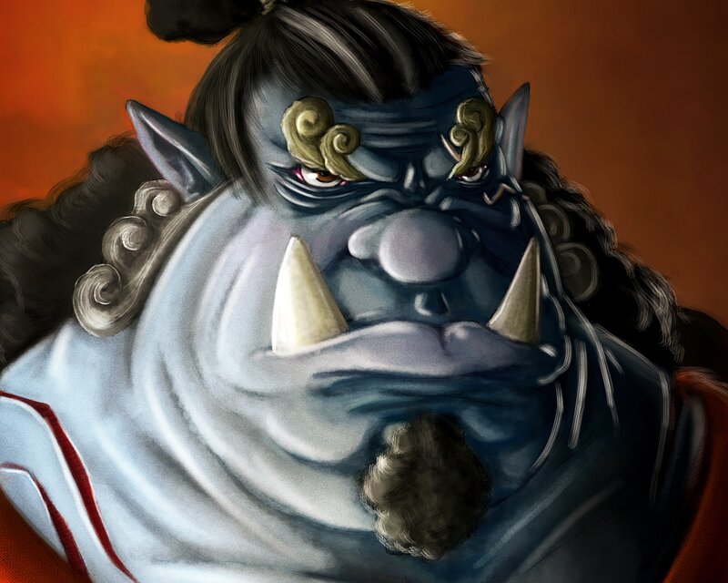 Blue-skinned Orc Warrior