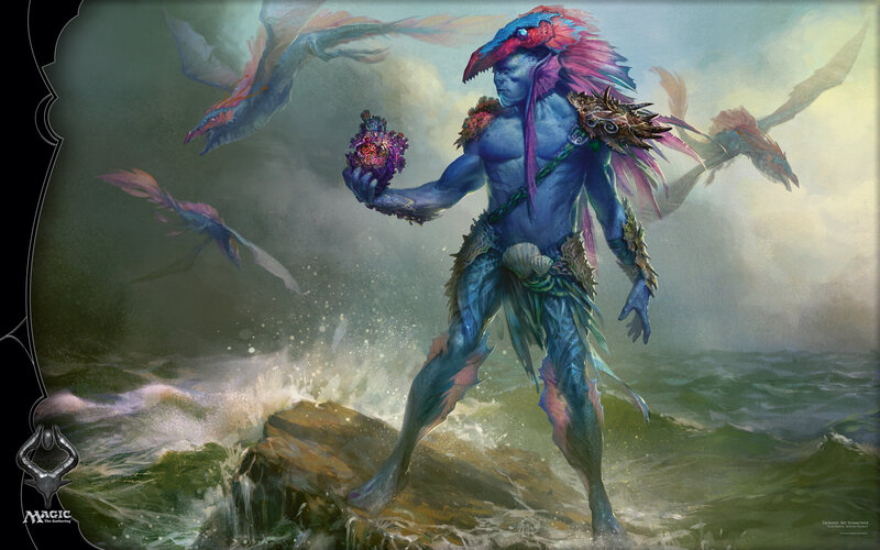 Blue-skinned Sea Creature