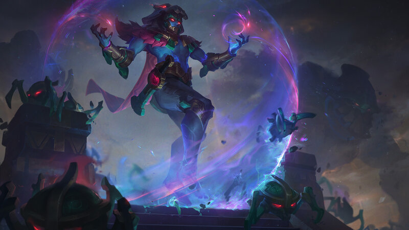 Blue-skinned Sorcerer