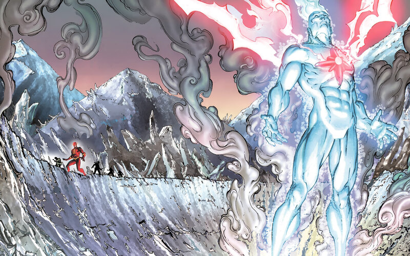 Blue-skinned Superhero — Blue