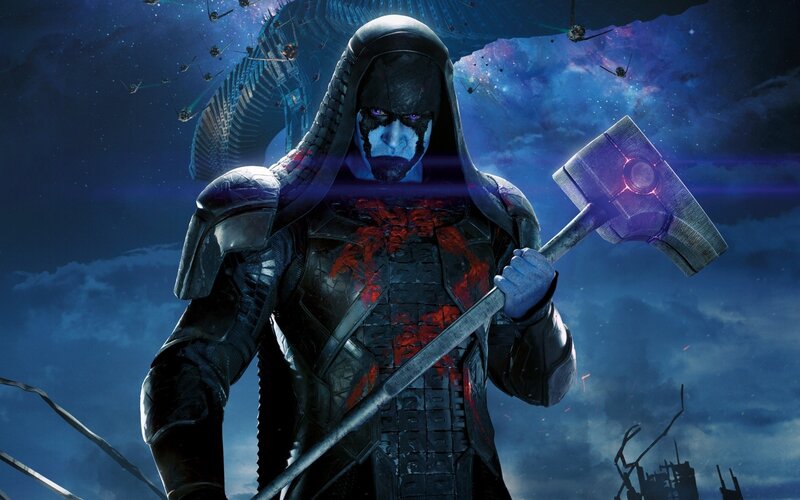 Blue-skinned Warrior — Blue, Dramatic, Night