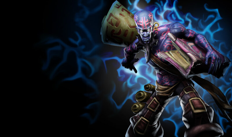 Blue-skinned Warrior — Blue