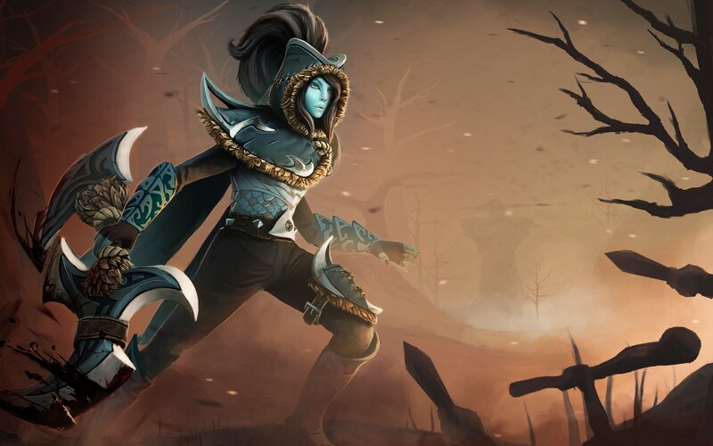 Blue-skinned Warrior — Brown