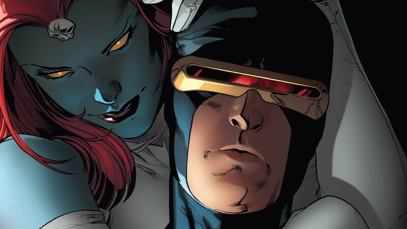 Blue-skinned Woman and Man — Blue, Dramatic