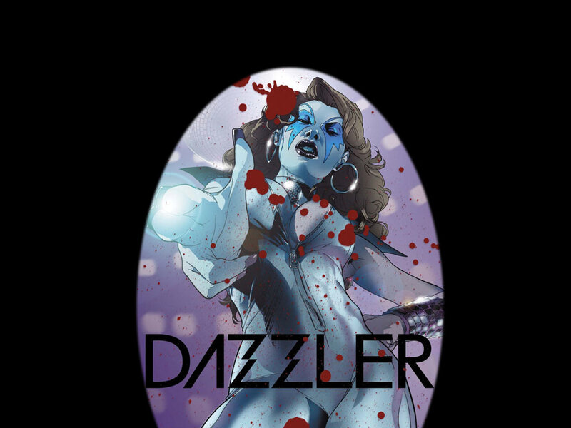 Blue-skinned Woman with Blood