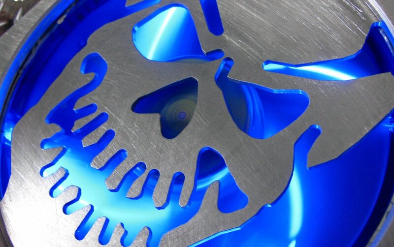 Blue Skull Design