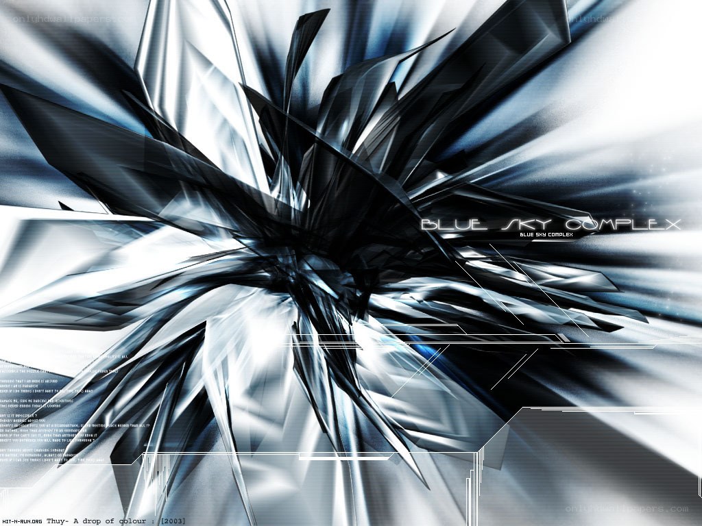 Blue Sky Complex abstract art