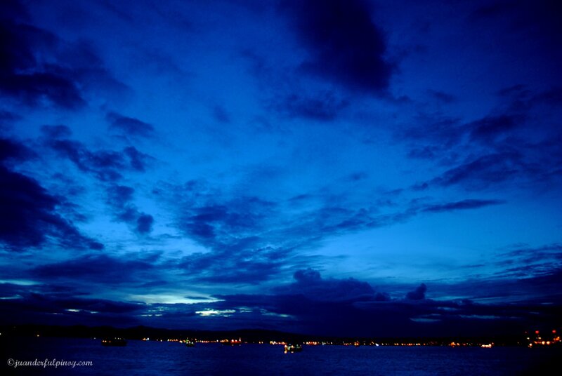 Blue sky over the sea