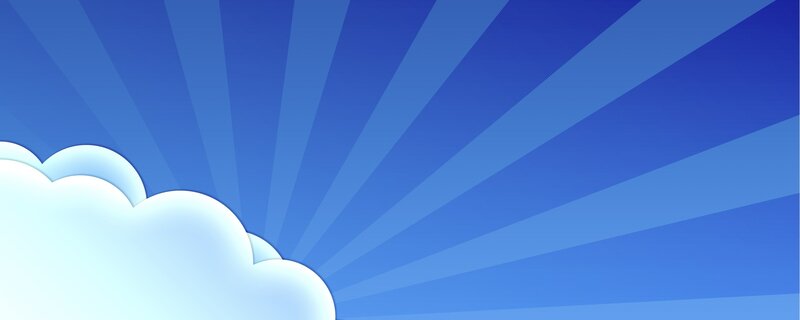 blue sky with cloud