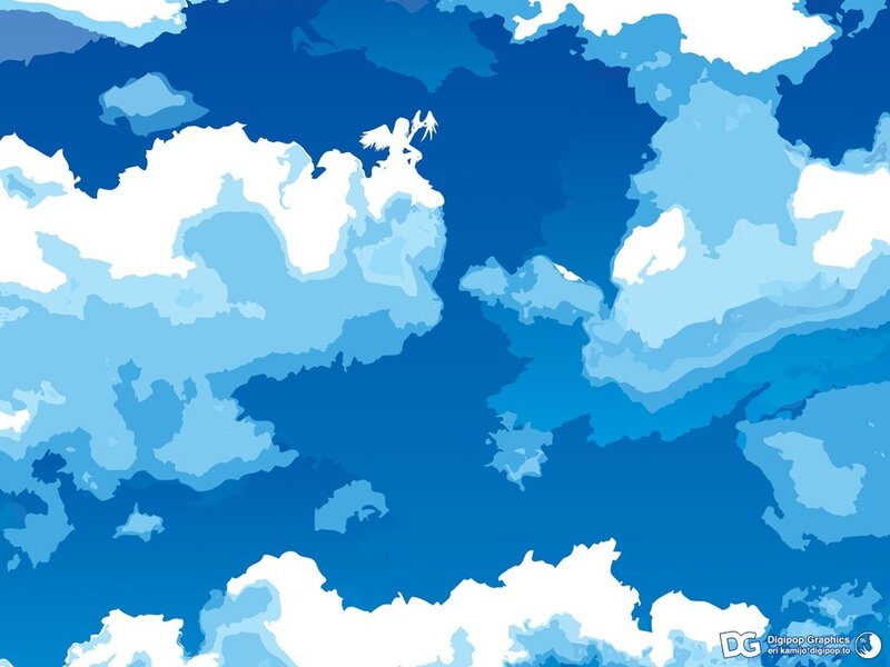 blue sky with clouds