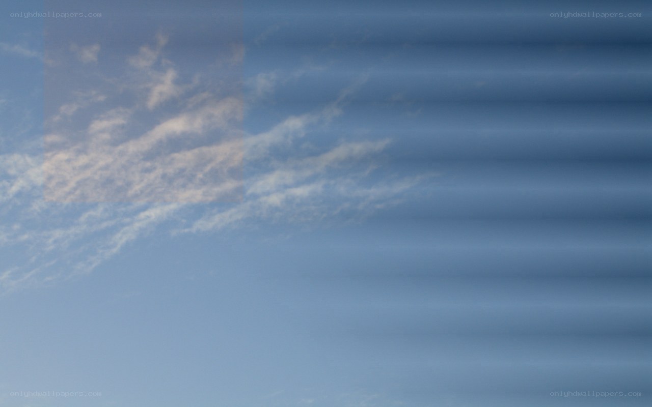 blue sky with clouds
