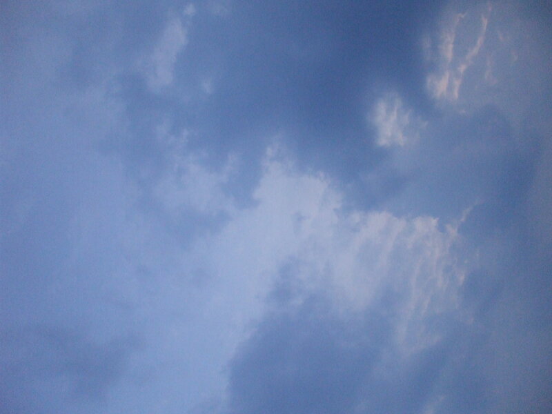 blue sky with clouds