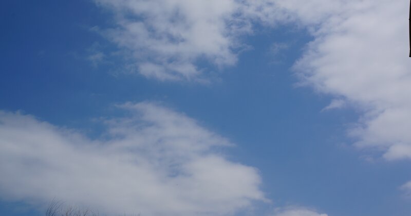 Blue Sky with Clouds — Calm, Afternoon, Photograph