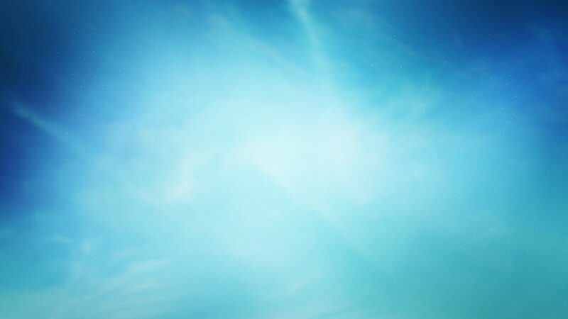 Blue Sky with Clouds — Serene, Digital Art