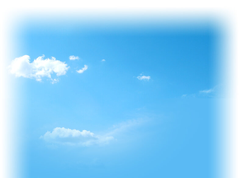 Blue Sky with Clouds — Serene