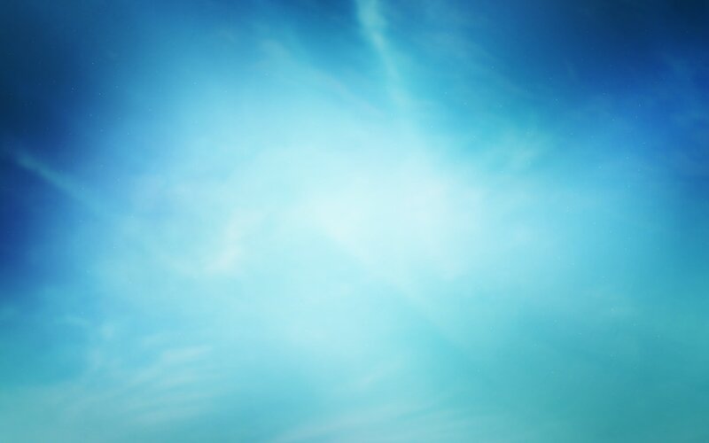 Blue Sky with Light Rays — Serene, Digital Art