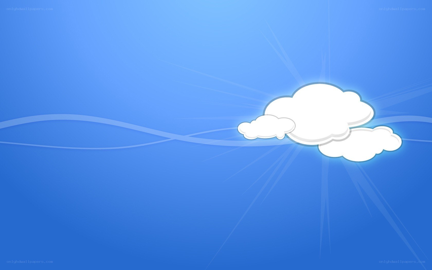 blue sky with white cloud