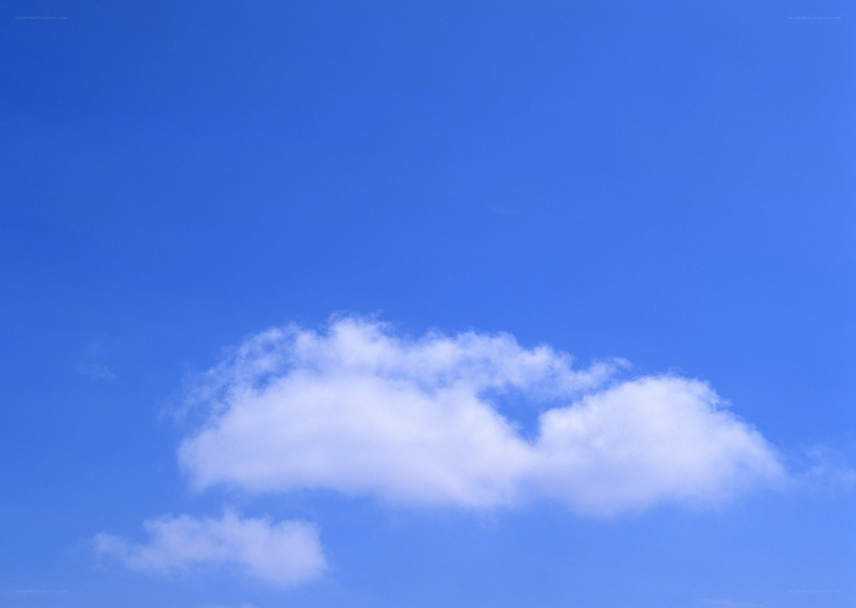 blue sky with white cloud