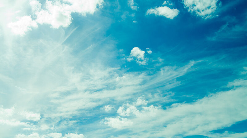 blue sky with white clouds