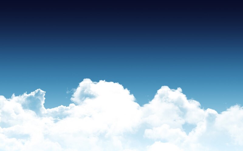 blue sky with white clouds