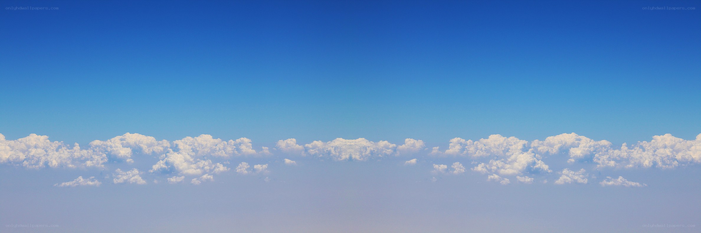 blue sky with white clouds