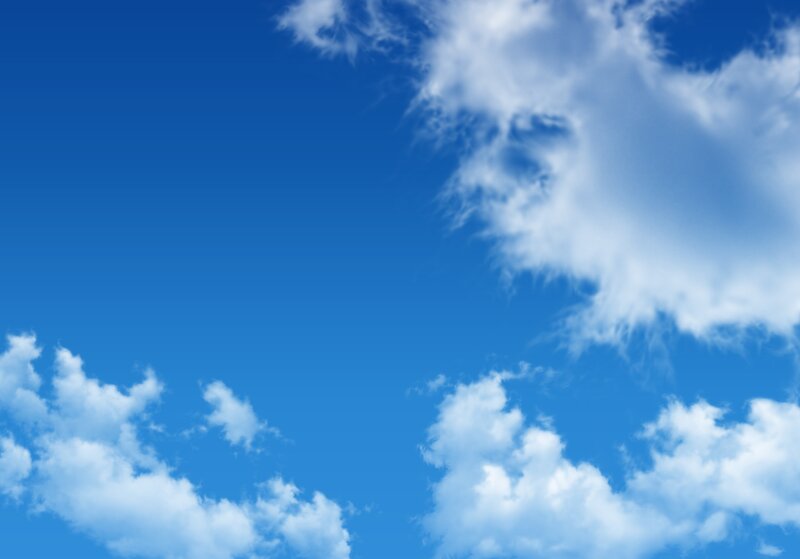 blue sky with white clouds