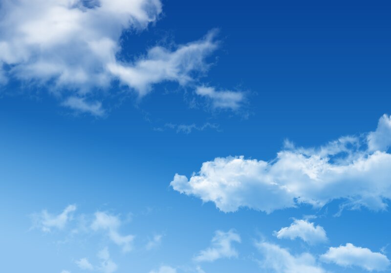 blue sky with white clouds