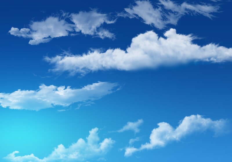 blue sky with white clouds