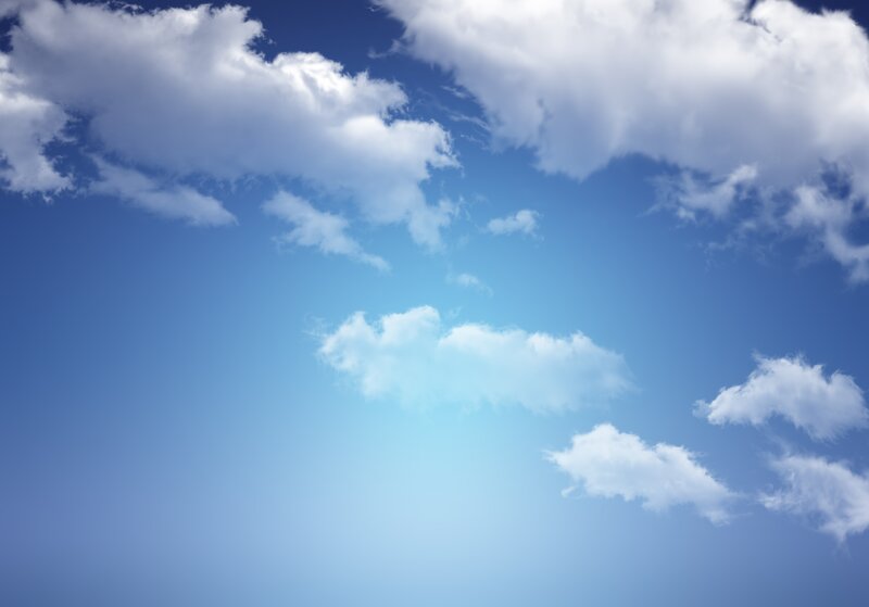 blue sky with white clouds
