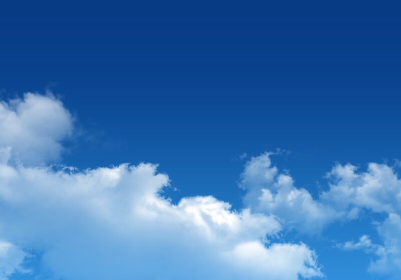 blue sky with white clouds