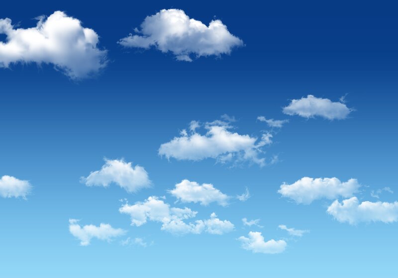 blue sky with white clouds