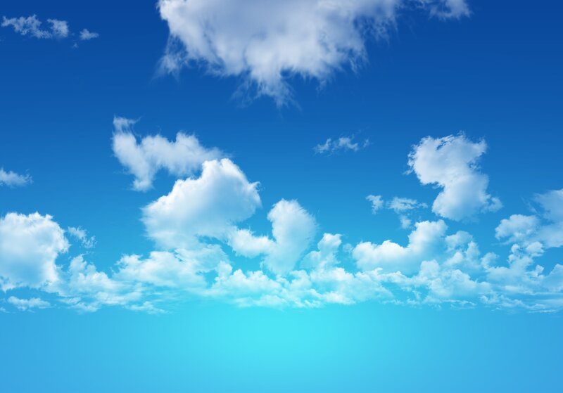 blue sky with white clouds