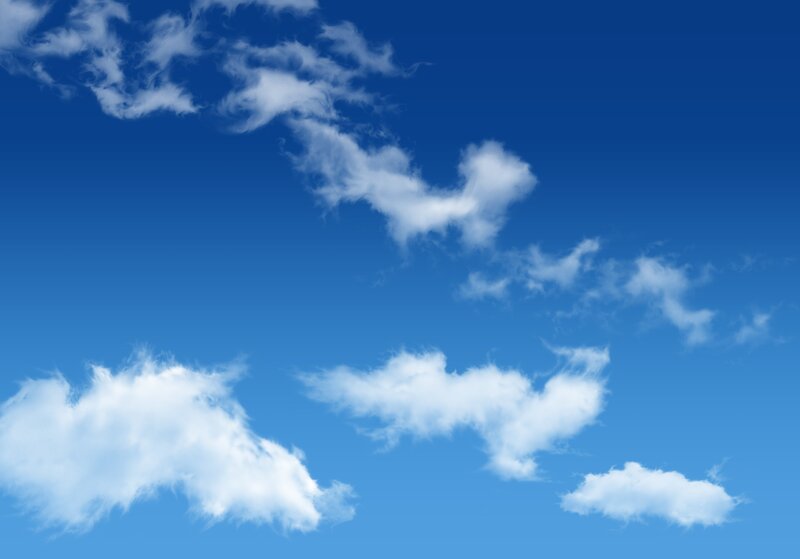 blue sky with white clouds