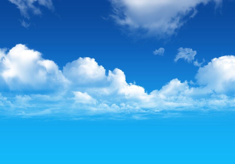 blue sky with white clouds
