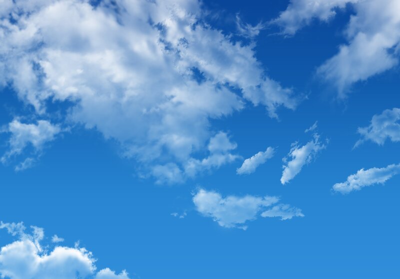 blue sky with white clouds