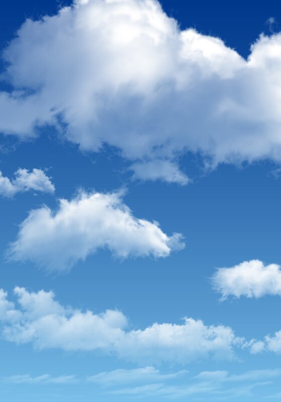 blue sky with white clouds