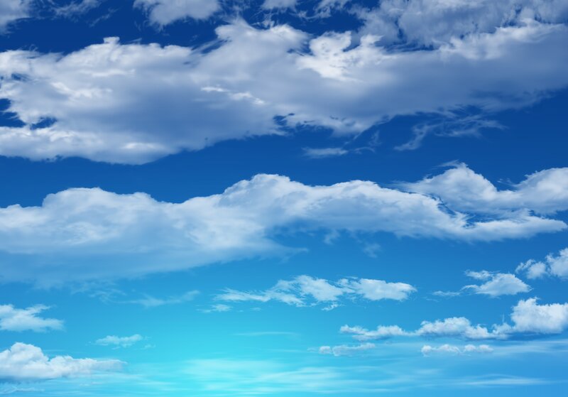 Blue sky with white clouds