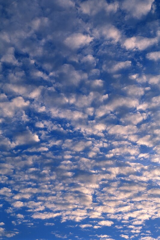blue sky with white clouds