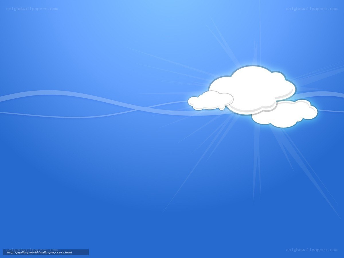 Blue sky with white clouds