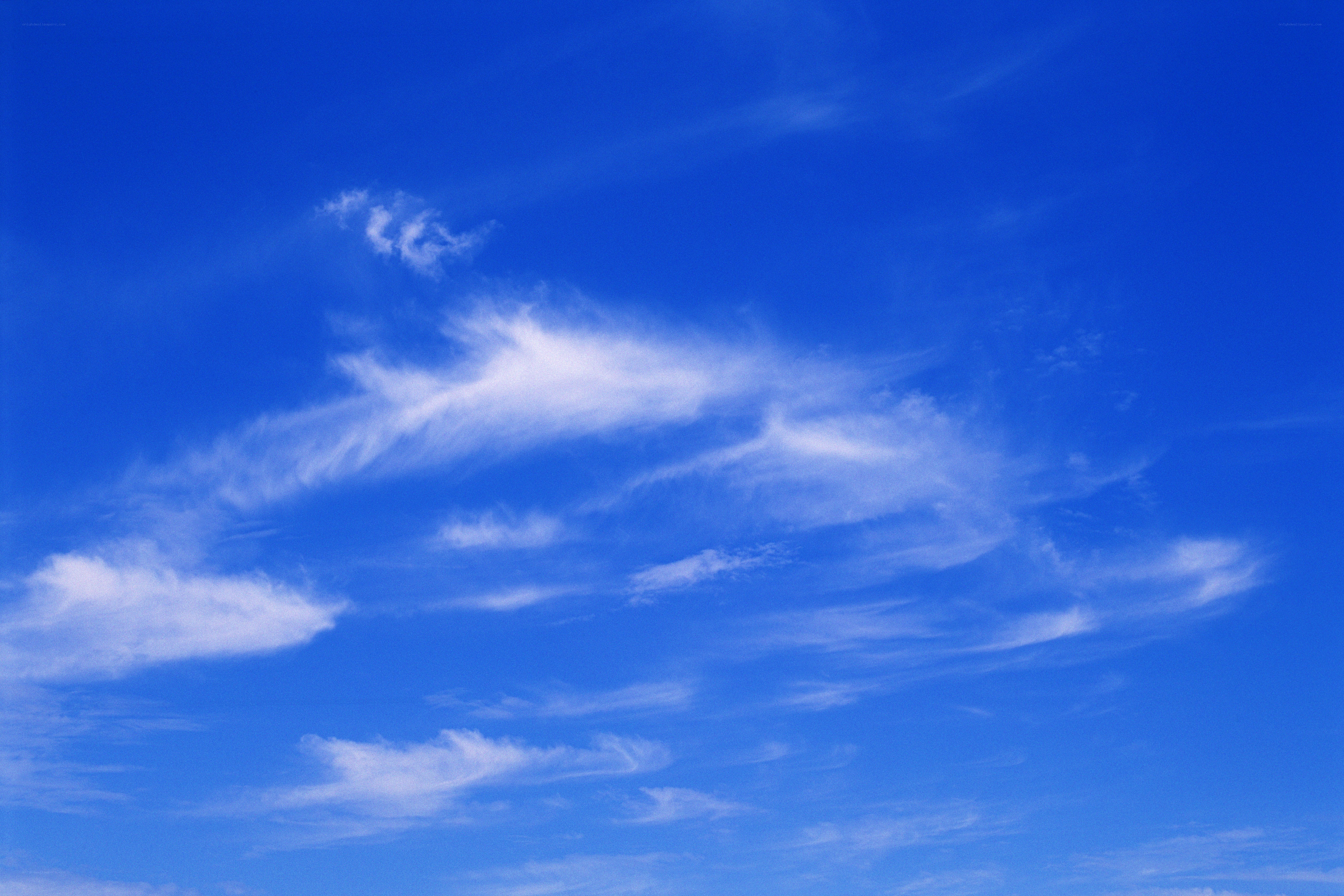Blue sky with white clouds
