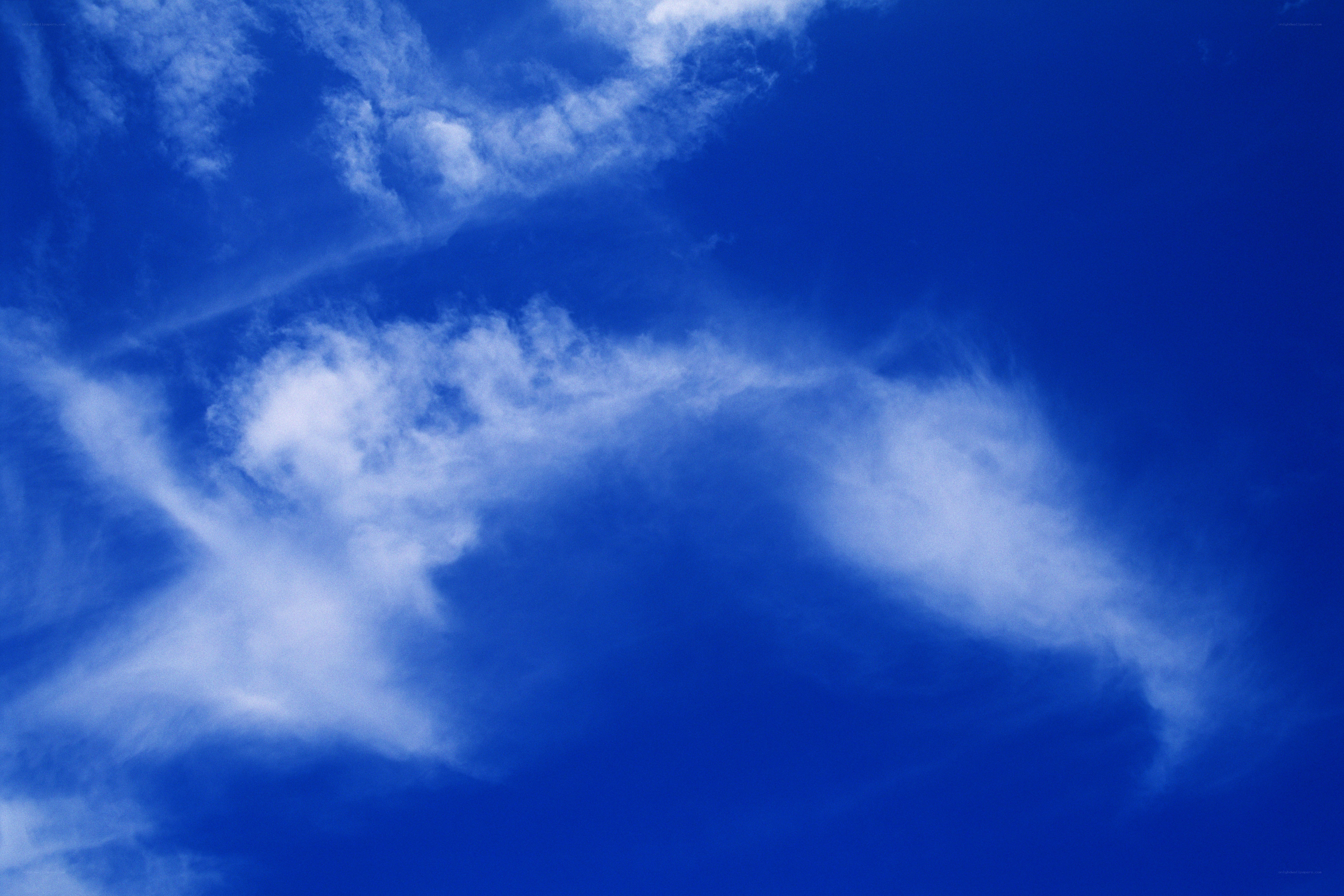 Blue sky with white clouds
