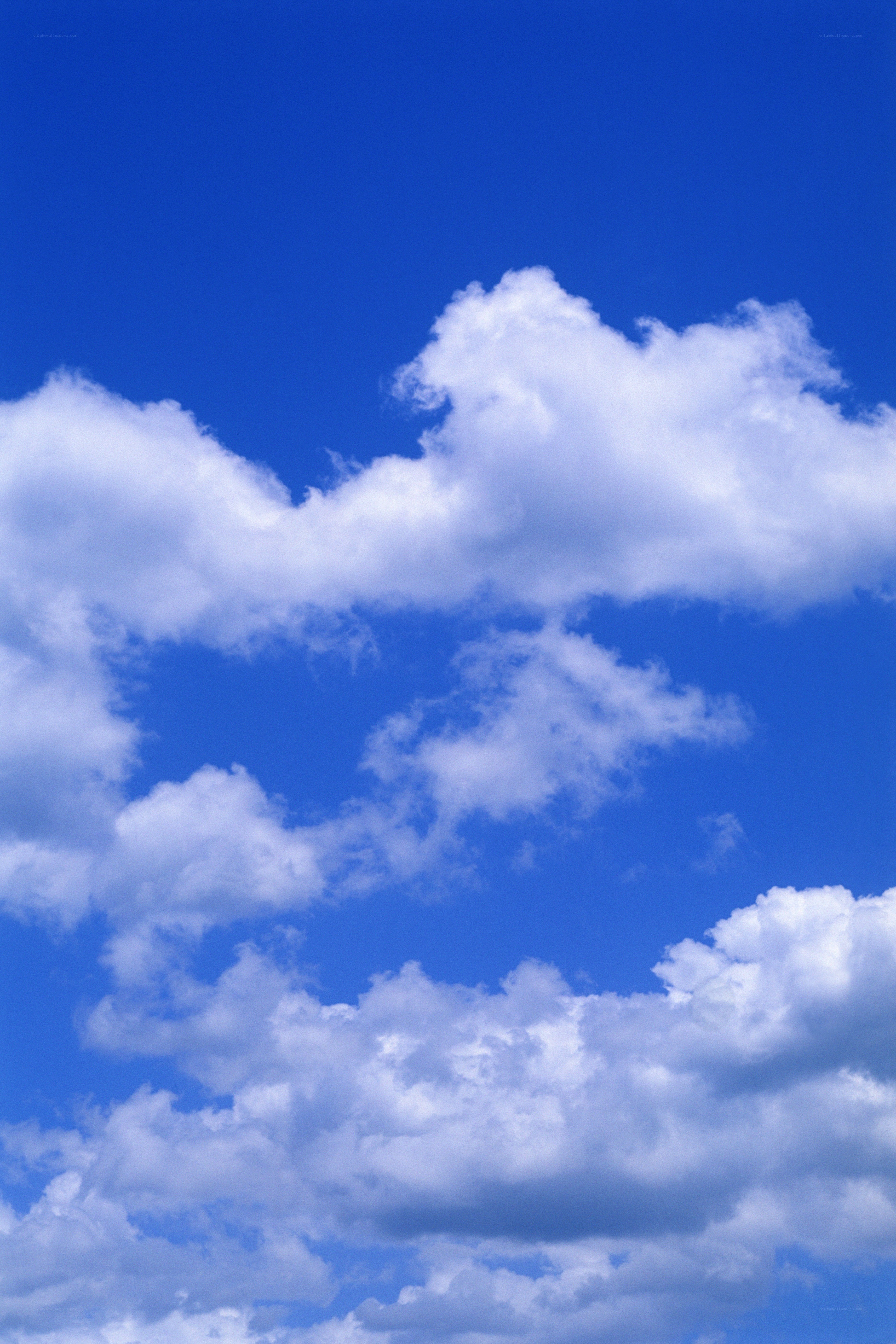 blue sky with white clouds