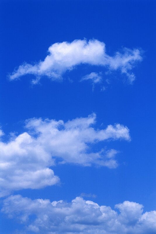 blue sky with white clouds
