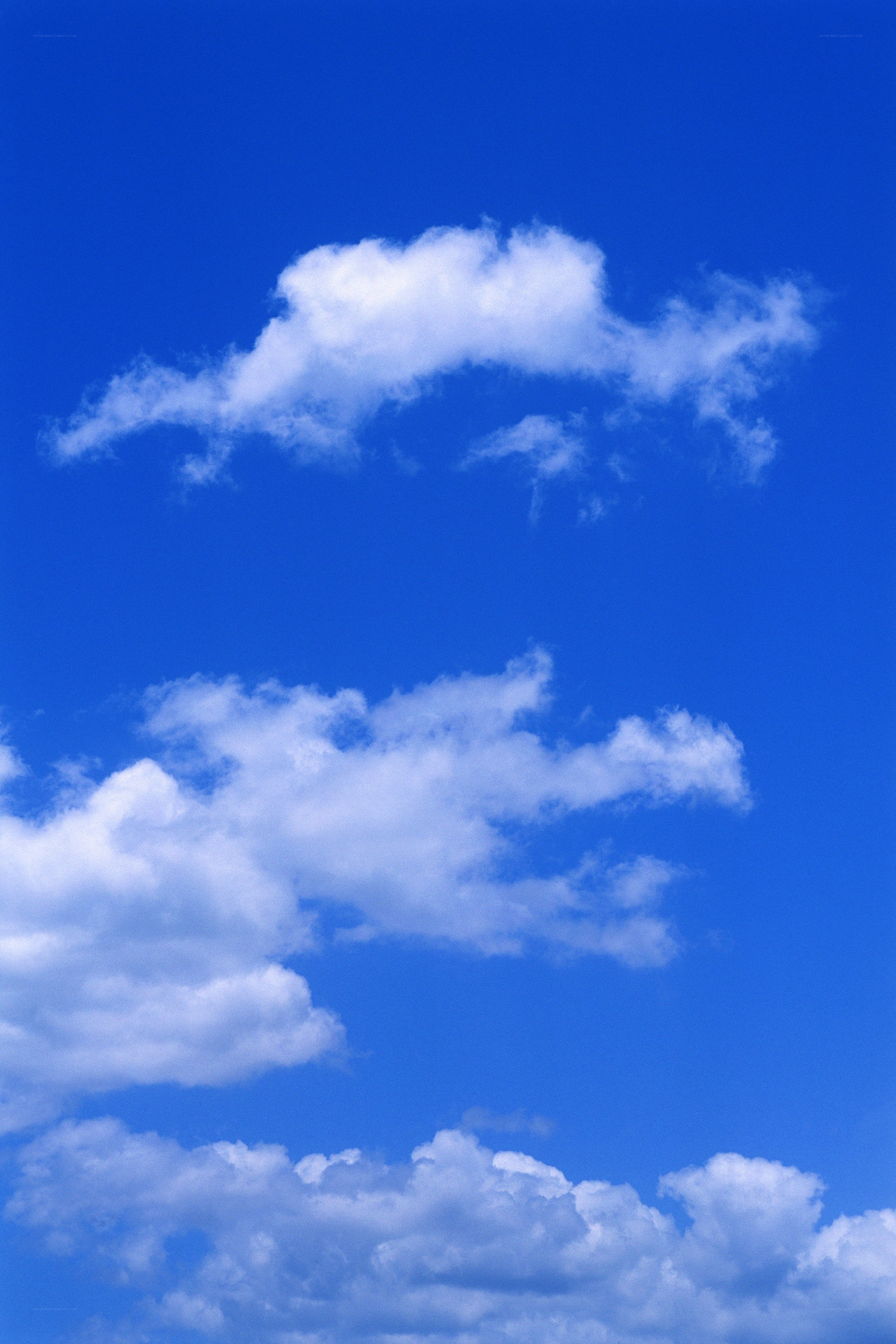 blue sky with white clouds