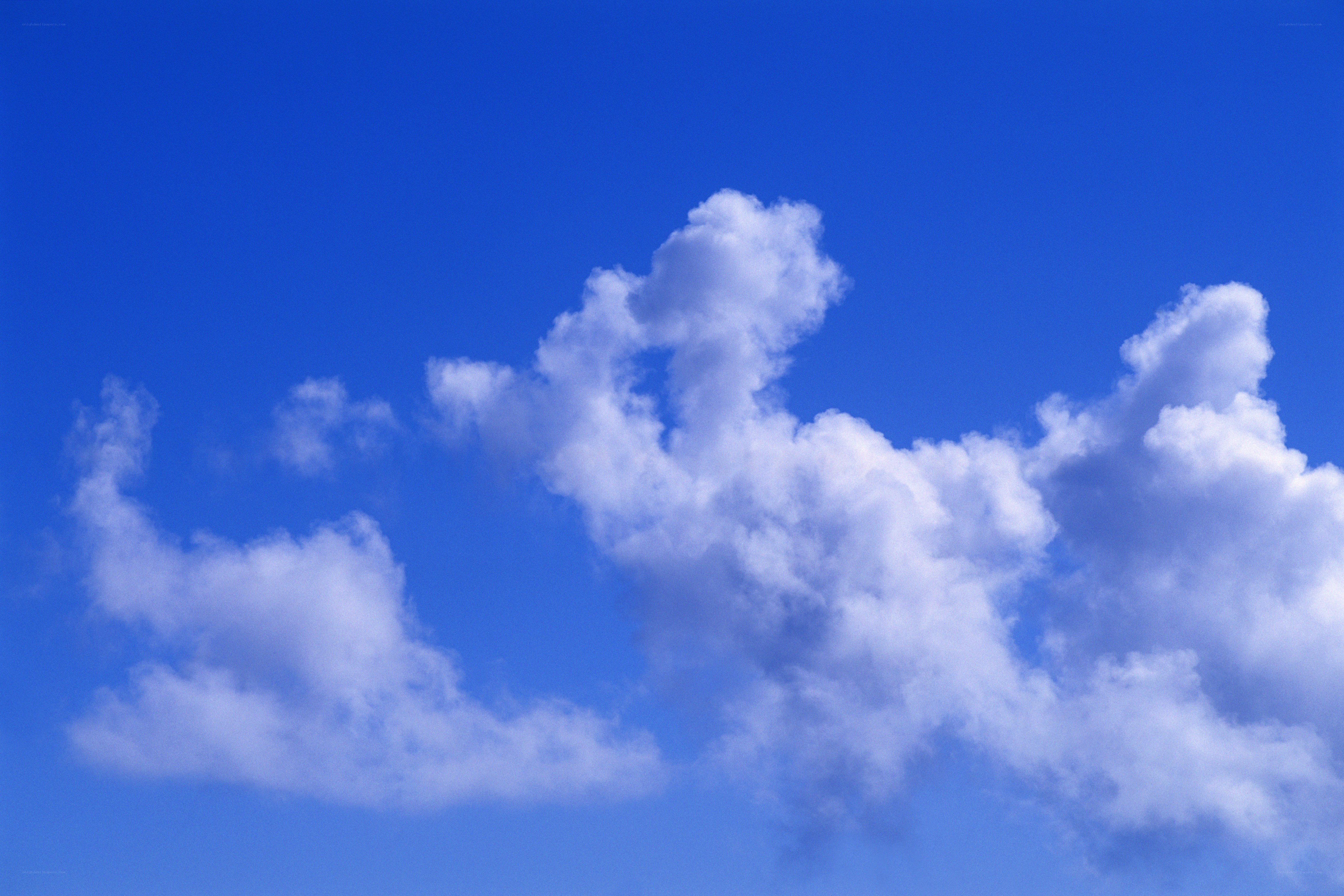 blue sky with white clouds