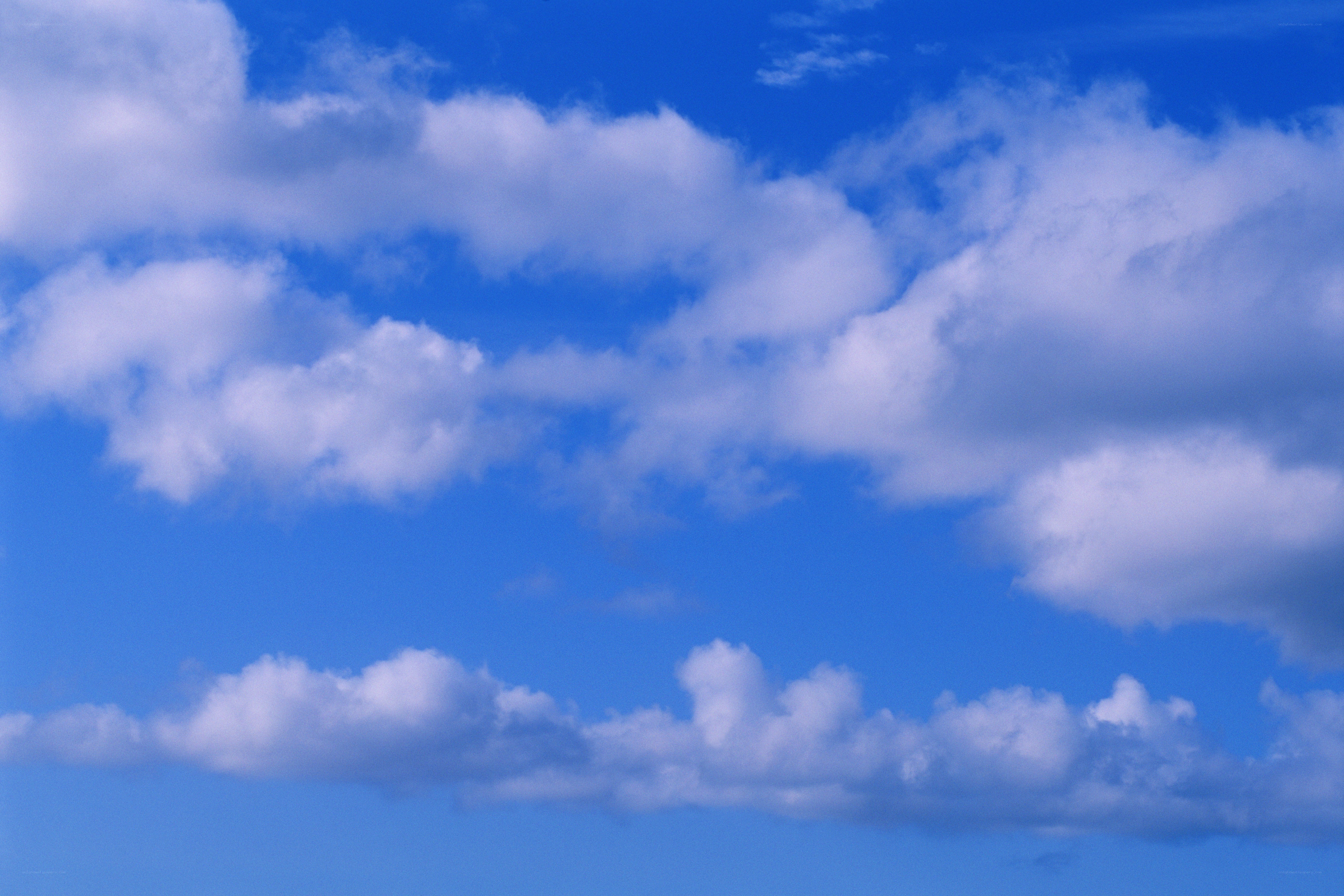 blue sky with white clouds