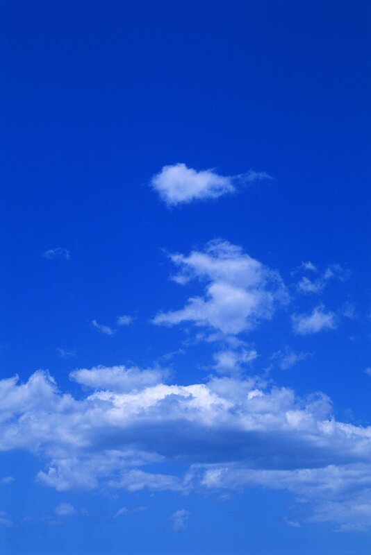 blue sky with white clouds