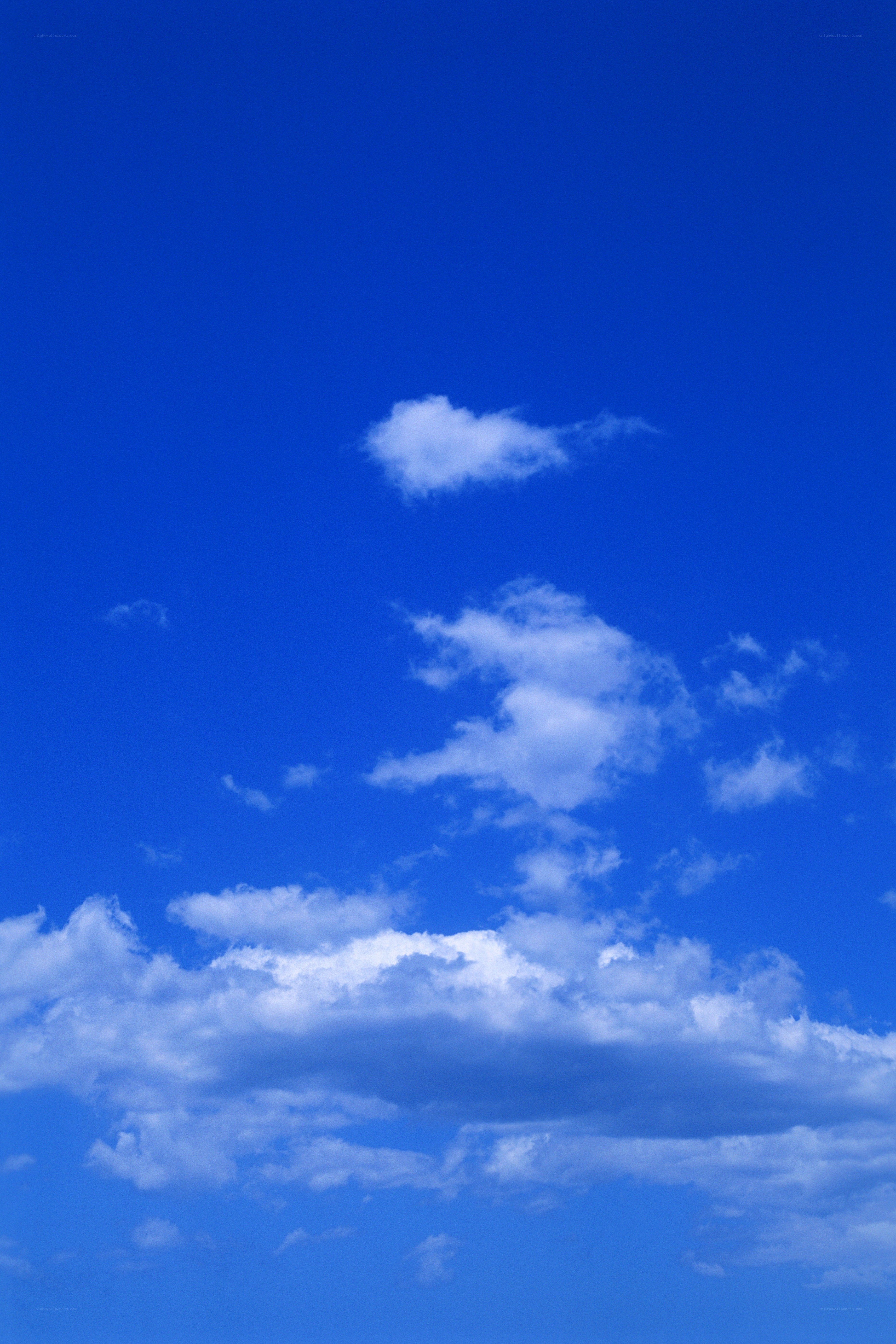 blue sky with white clouds