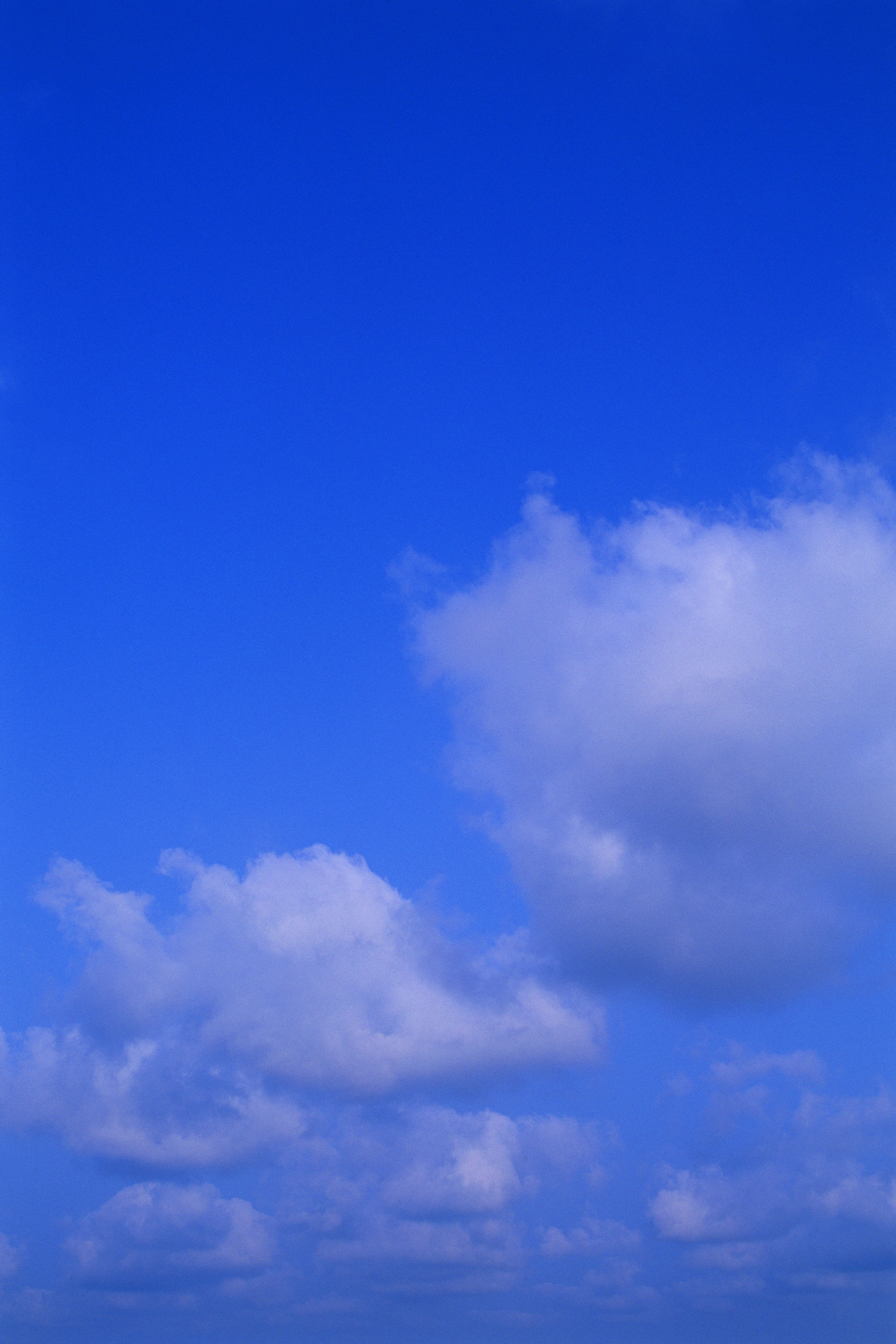 blue sky with white clouds